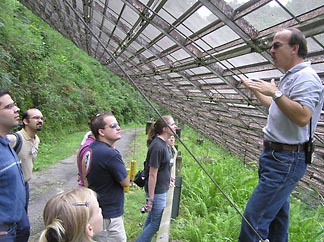 José Alonso gives a tour