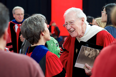 Frank Rhodes and Susan Murphy