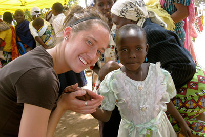 student in Tanzania