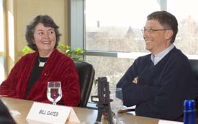 Geri Gay and Bill Gates