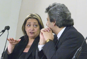 Zaha Hadid and Mohsen Mostafavi