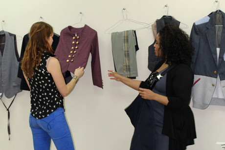 Tasha Lewis and Anne Pringle