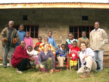 Cornell alumna Tatiana Thieme, center, and MBA student Justin De Koszmovszky