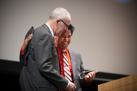 B.J. Siasoco and David Skorton