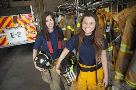 student firefighters