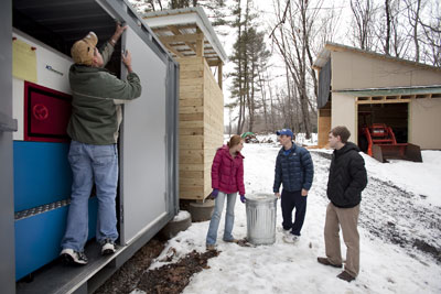 Students from the civil engineering