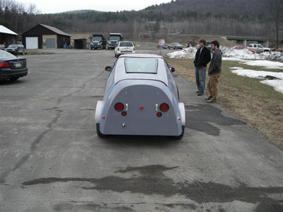 rear view of the car