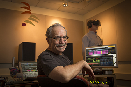 Bill McQuay with equipment