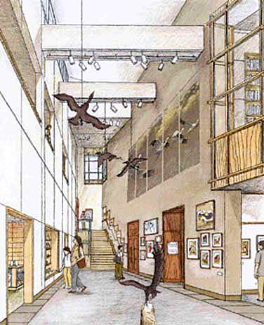 architect's rendering of new center
