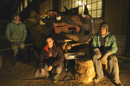 students on Dragon Day