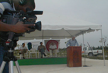June 18 ceremonies on the Caribbean island