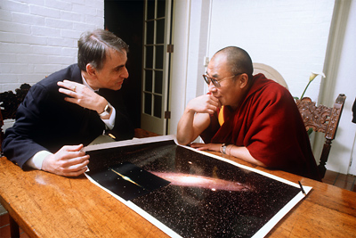 Carl Sagan and the Dalai Lama