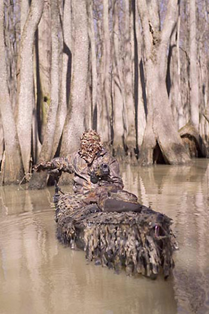 Bobby Harrison wearing camouflage