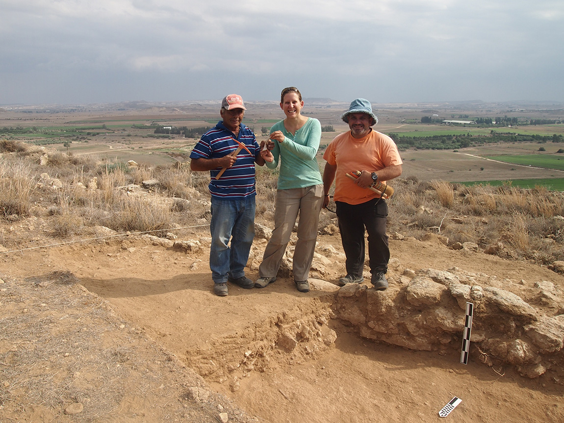 Eilis Monahan on a dig