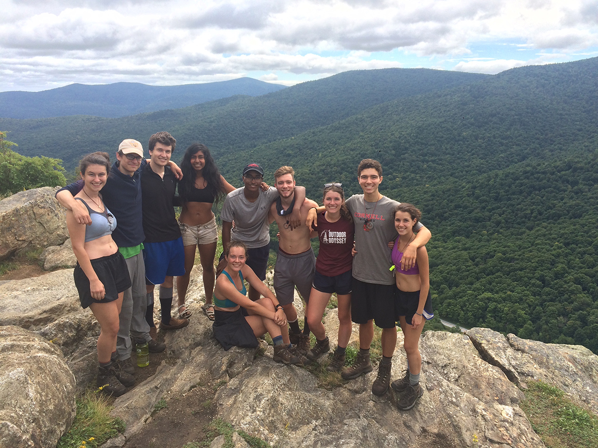 COE group in mountains