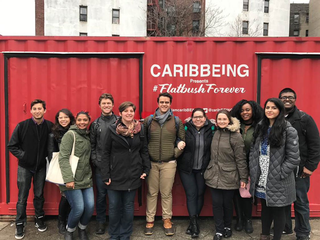 students at CaribBEING House