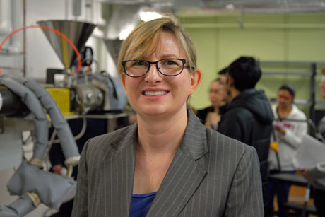 Margaret Frey in class