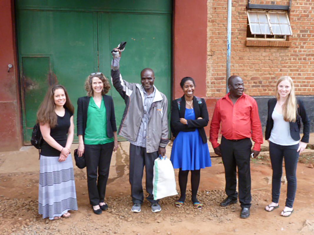 Student team in Malawi