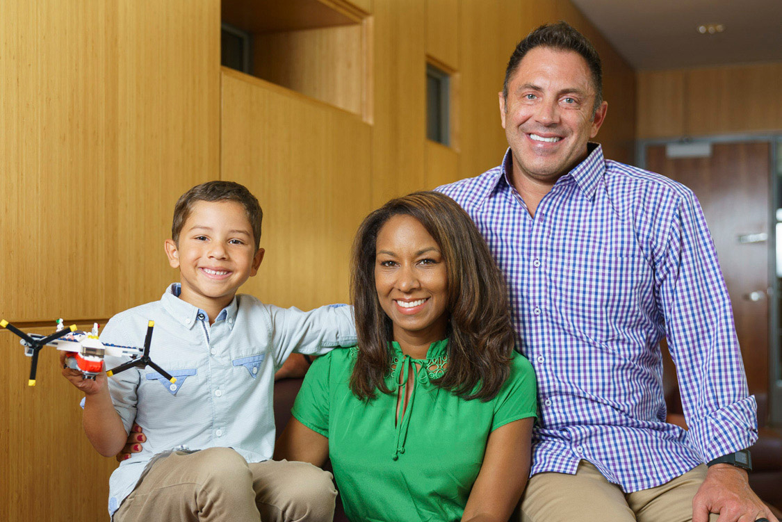 Shorna Allred with family