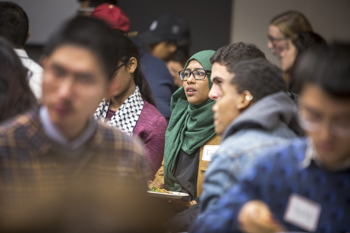students at Breaking bread