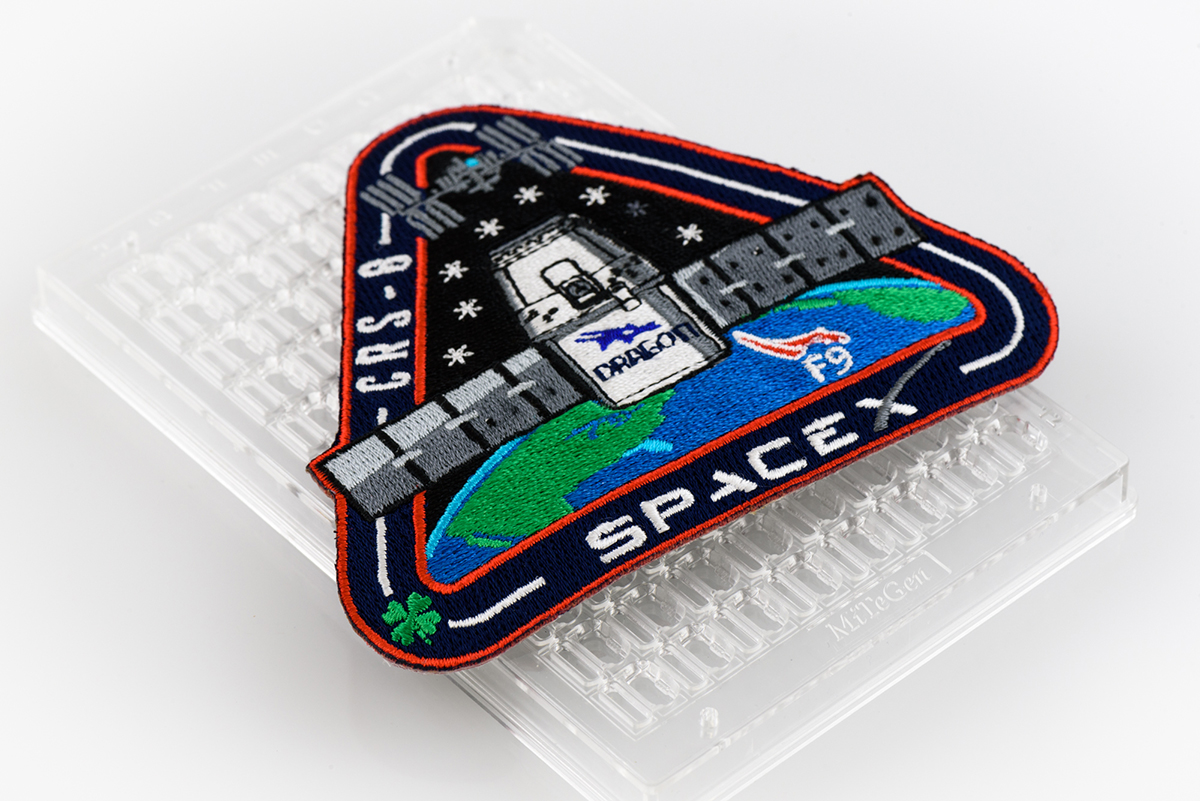 Crystal plate and patch