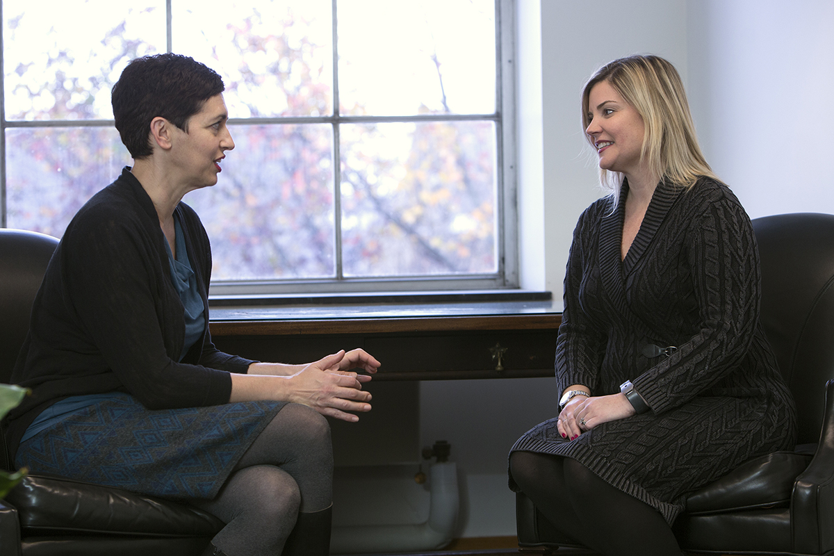 Laura Spitz and Kristen Eichhorn
