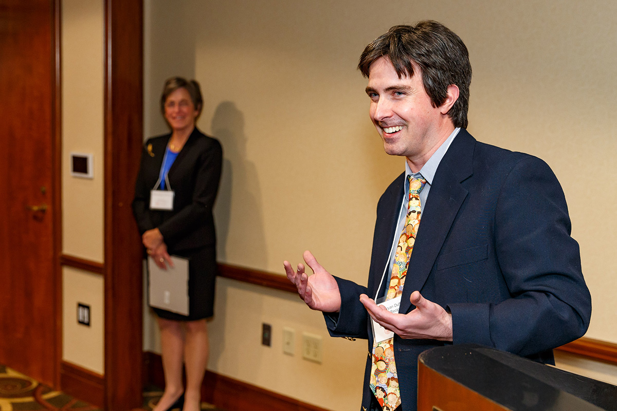 Bryan Duff at Kaplan awards