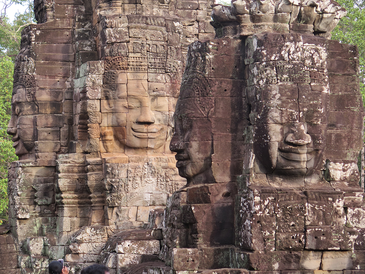 Stone faces at Angkor Thom