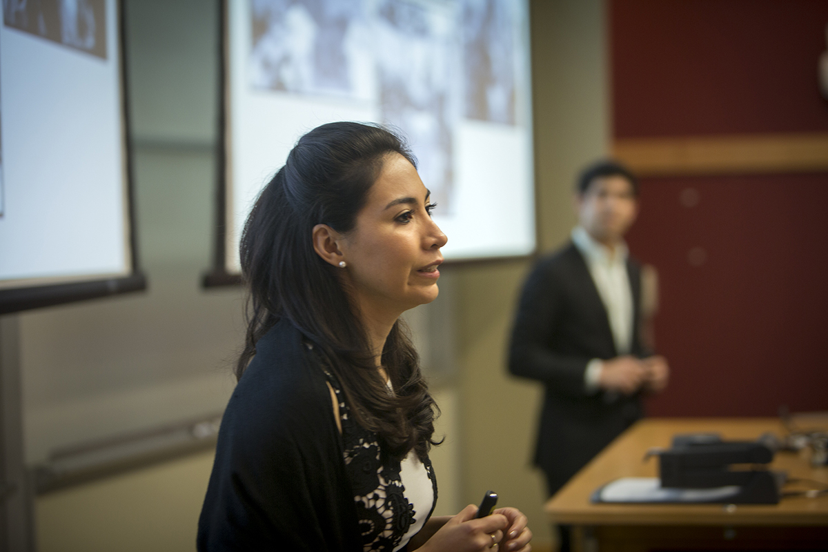 Natalia Ruiz and Antonio Miceli