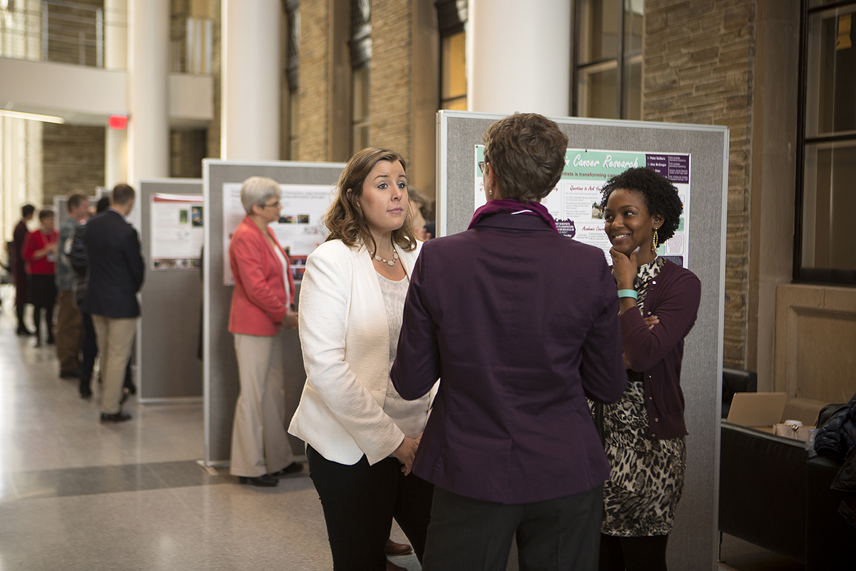Engaged poster session