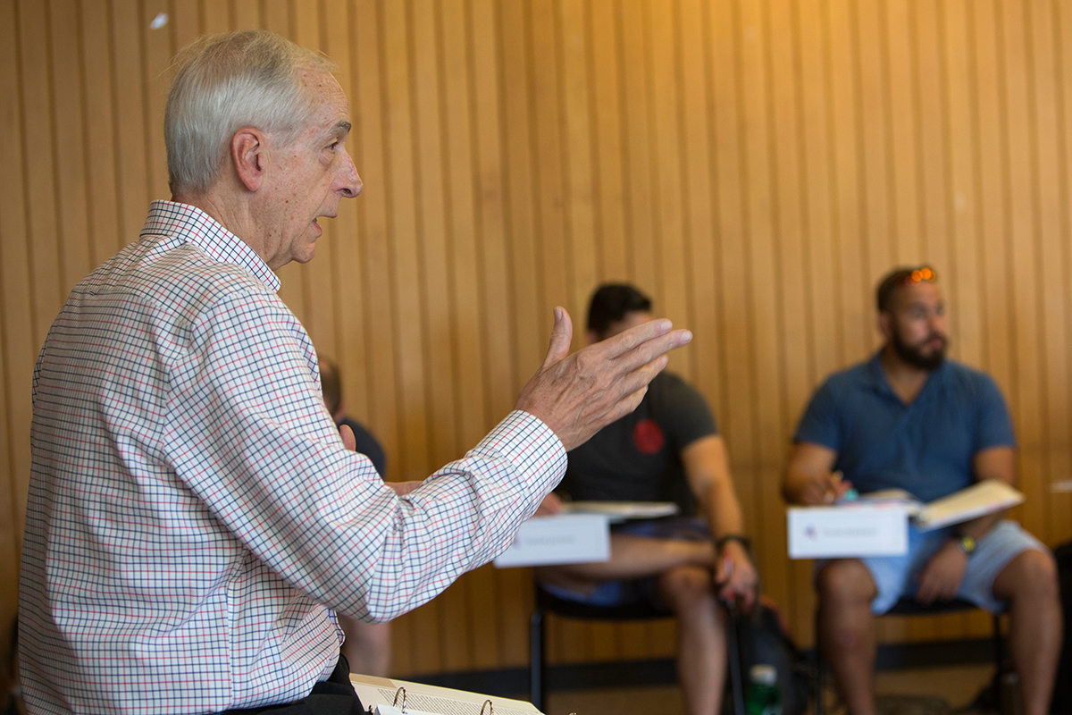 Hunter Rawlings teaching