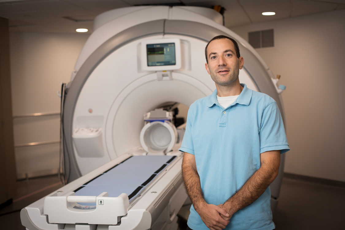 Sam Tilsen by MRI machine