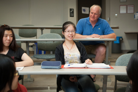 students from China with Craig Snow