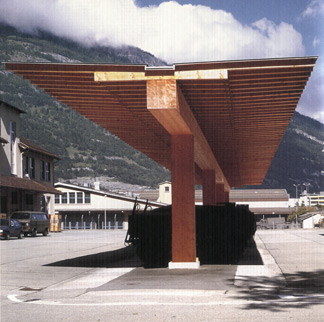 Army barracks canopy