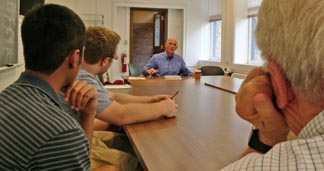 David Feldshuh speaks at the Sept. 19