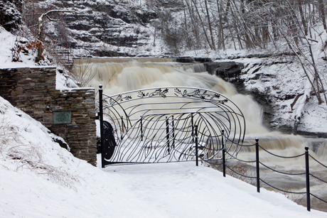Cascadilla Gorge gate