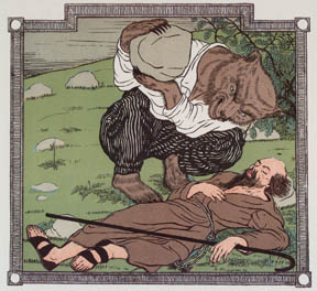 chromolithograph by V. Timorev