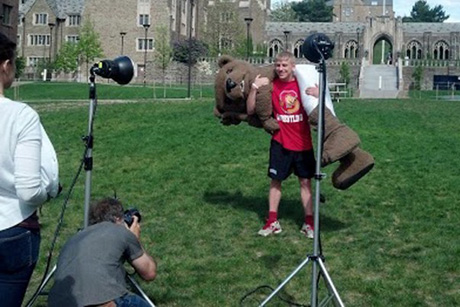 Kyle Dake at photo shoot
