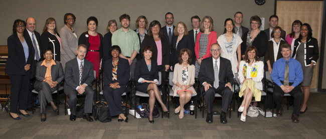 Participants in the third Leading Cornell program.