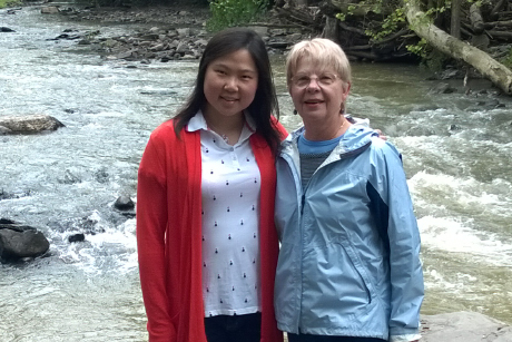 Lu Ye with Anita Watkins