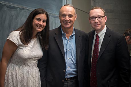 Sarah Gilman, Rob Manfred, Kevin Hallock
