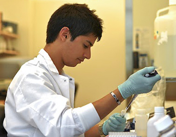 Rudy Nazitto in the lab