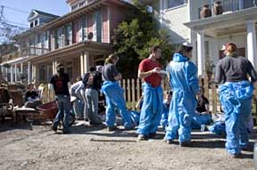 Cornell students are participating in ongoing post-Hurricane Katrina