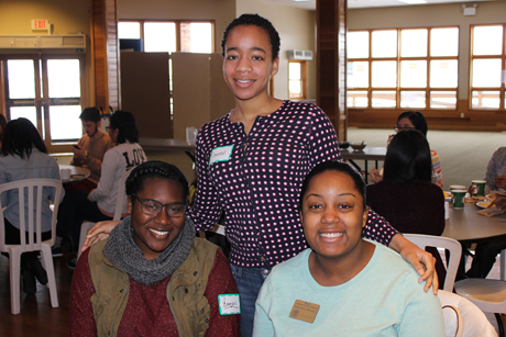 Eamari Bell, Chantal Van Putten and Misha Inniss-Thompson