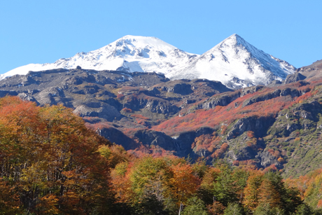 Nevados de Chillan volcano in Chile
