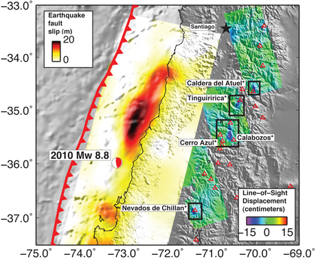 map of southern Chile