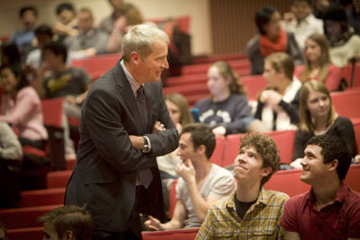 Tom Ruttledge speaks with audience members