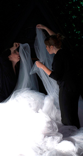 Choreographers Erin Colleen Johnson and Ashley Ferro-Murray