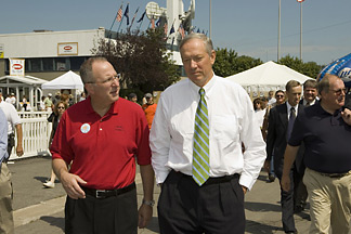 David Skorton with Gov. George Pataki
