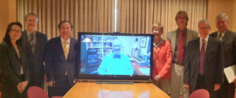 David Skorton on Skype